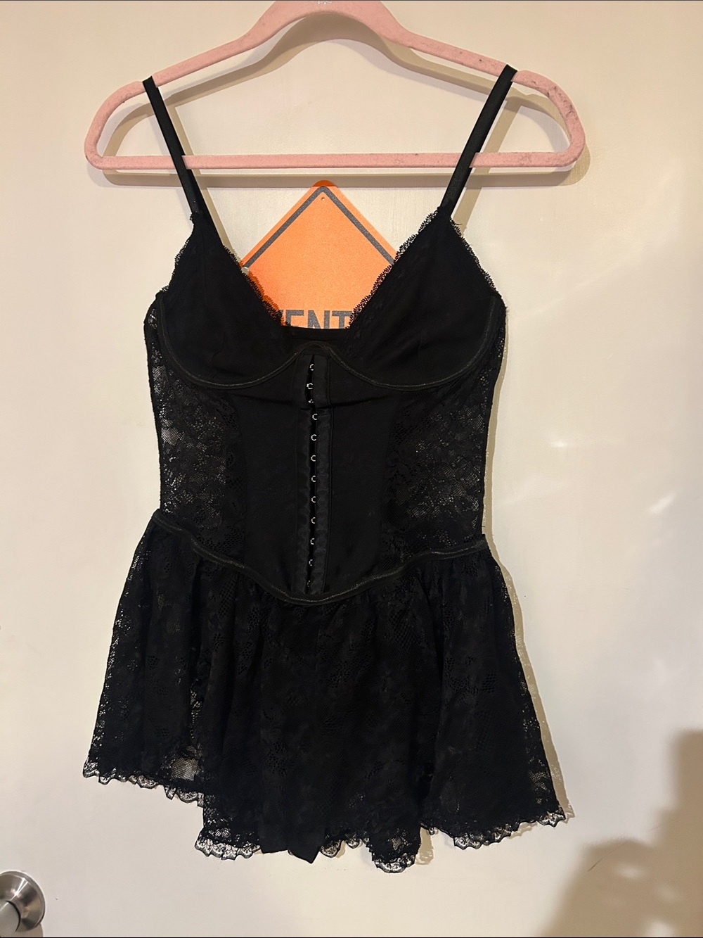Black Lace Chemise Nightdress - Women Intimates